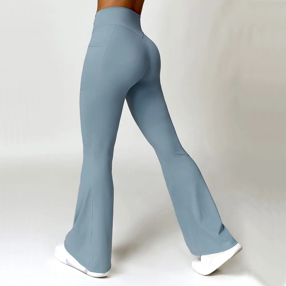 FLARED YOGA/FITNESS LEGGINGS VERONICA