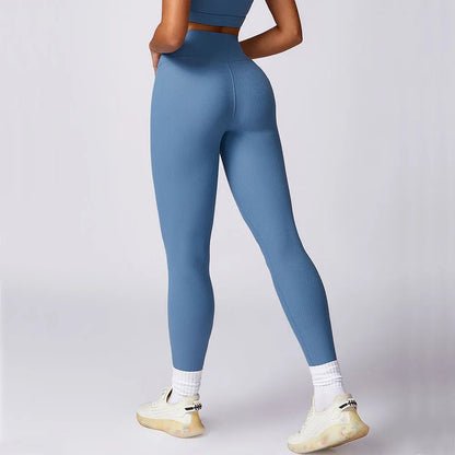 GERIBBELDE YOGA/FITNESS LEGGINGS DESTY