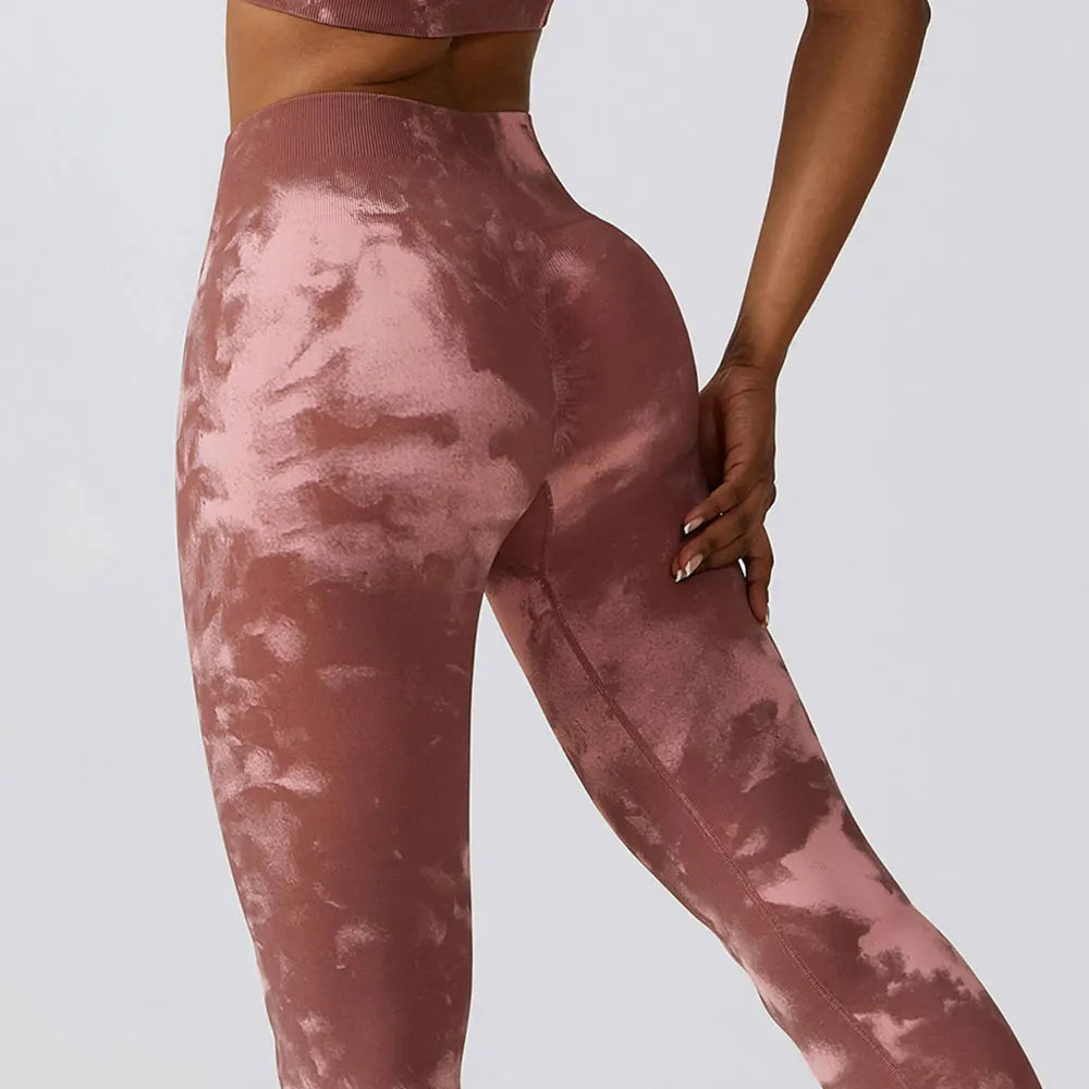 YOGA/FITNESS CAMO LEGGINGS FRIDA