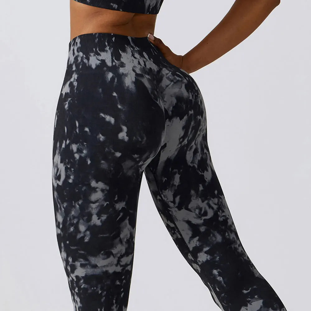 YOGA/FITNESS CAMO LEGGINGS FRIDA